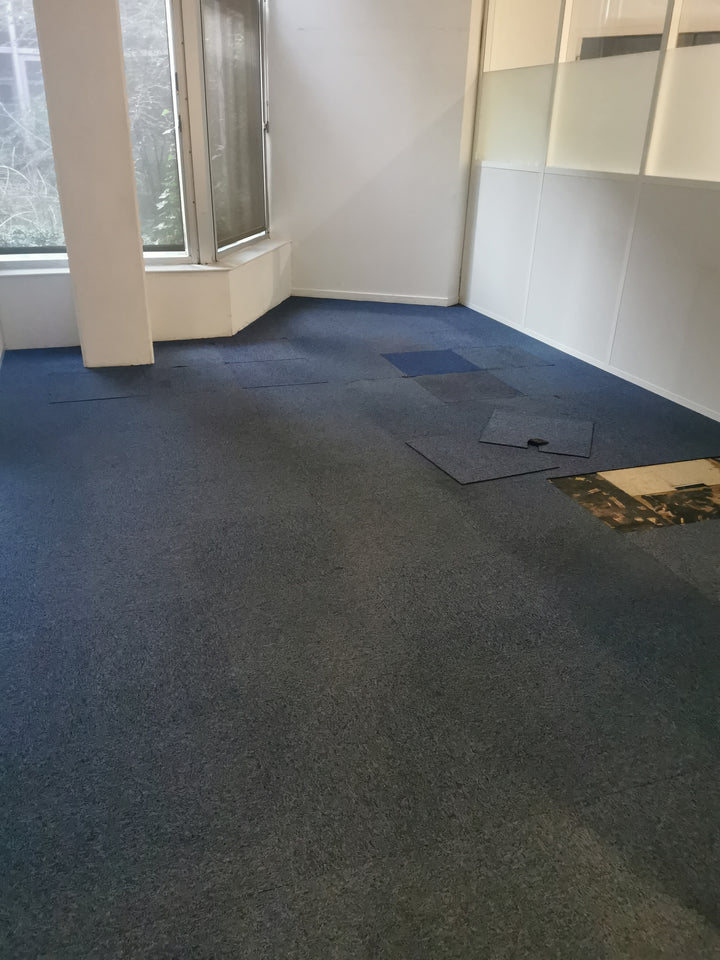 Dalles de moquette bleue - Backacia