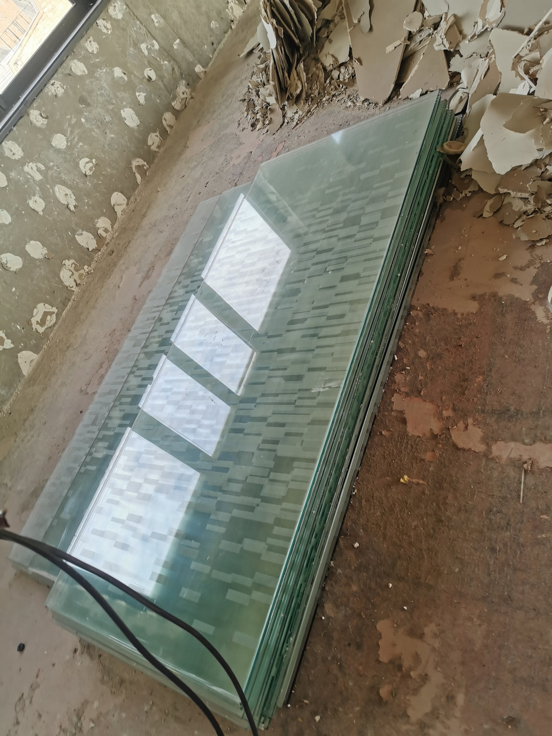 Panneau vitré pour cloison 100x225cm - Backacia