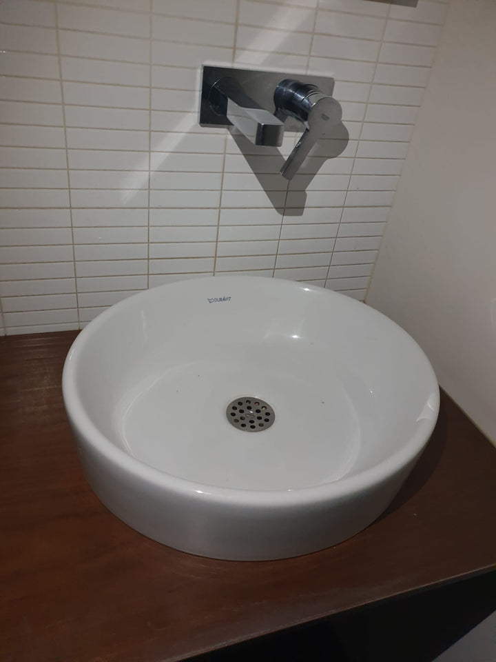 Vasque à poser DURAVIT avec robinetterie à encaster - Backacia
