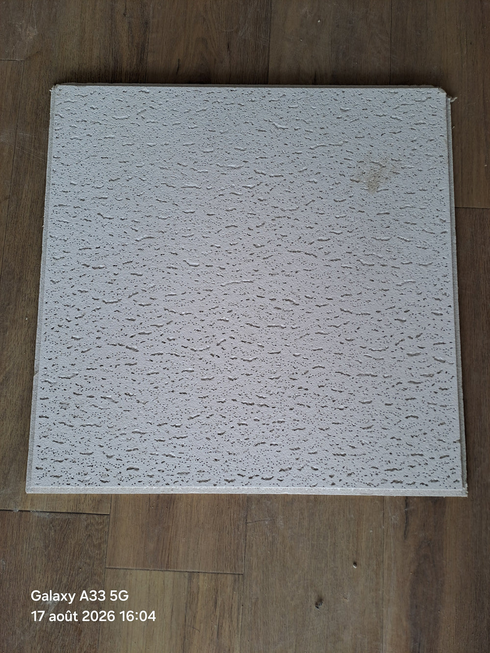 Dalle de faux-plafond minérale à texture fissurée - Backacia
