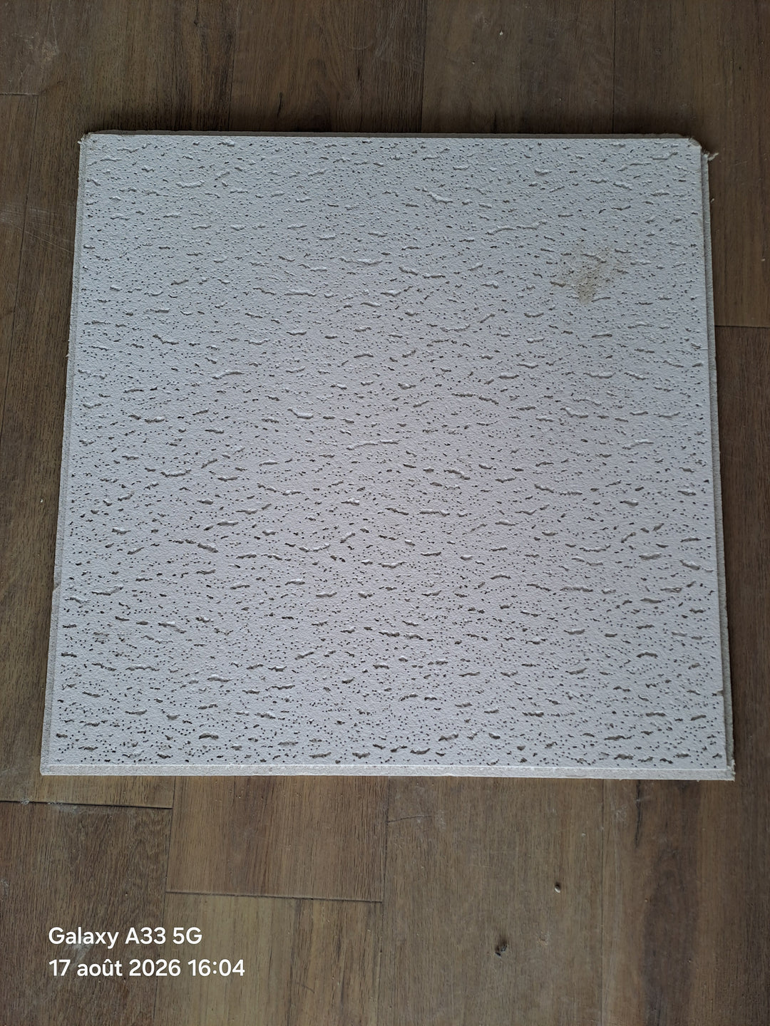 Dalle de faux-plafond minérale à texture fissurée - Backacia