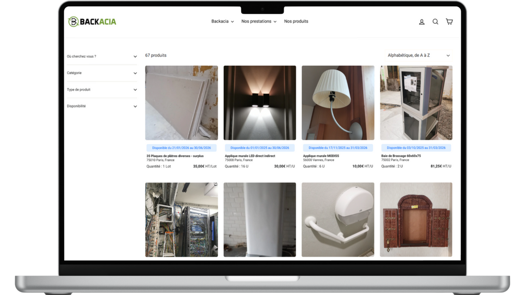 plateforme de réemploi